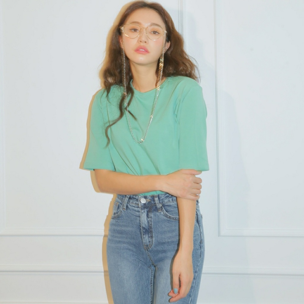 STYLENANDA Frayed Hem Straight Jean